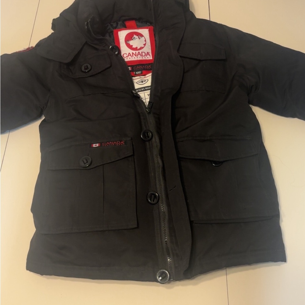 Canada Goose Kids Black Puffer Jacket